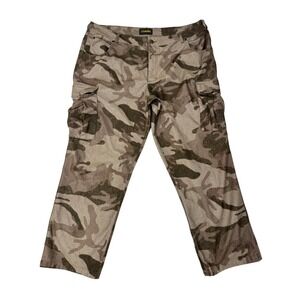 Cabela's Men's Camouflage Cargo Microtex Pants Size 42R Outdoor Hunting Fishing